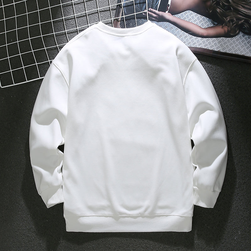 American trendy thick printed sweatshirt